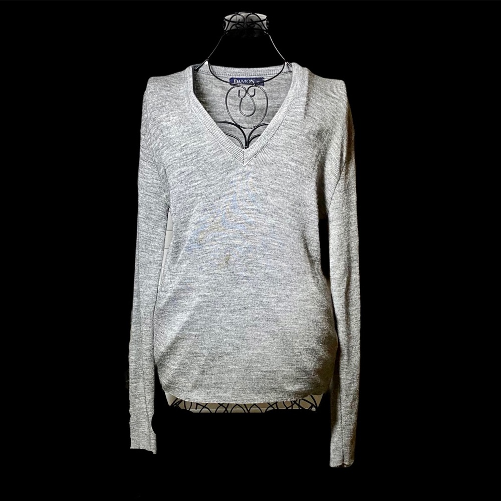 Damon Vintage Gray Sweater XL
